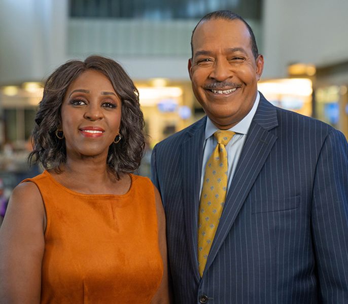 Veteran Spectrum News NY1 Anchors Cheryl Wills and Lewis Dodley