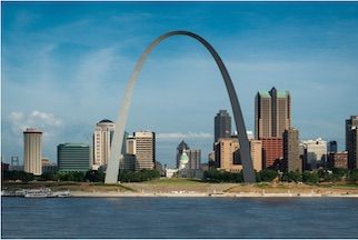 St Louis city skyline